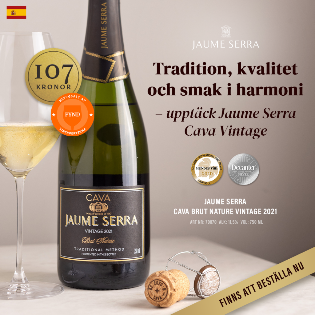 Jaume Serra Cava Brut Nature Vintage – Allt om Vin